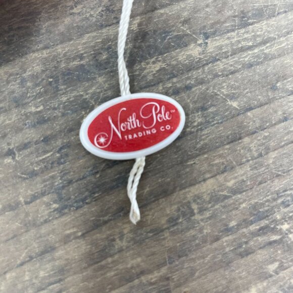 Sock Monkey Ornament Red Vest North Pole Trading Co. 2011 Collection Christmas - Picture 3 of 5